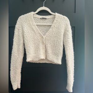 Zara cropped sweater